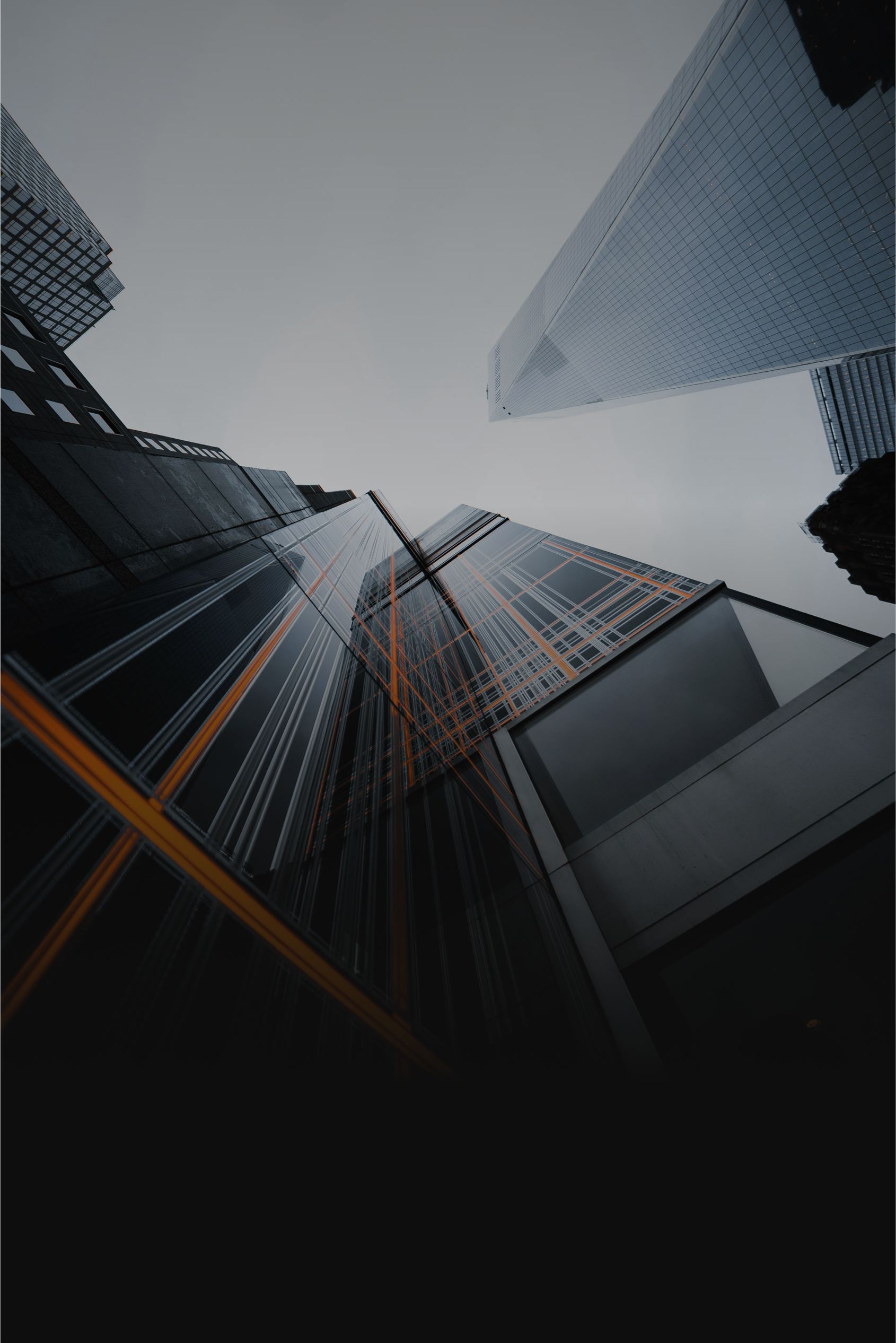 Modern skyscrapers